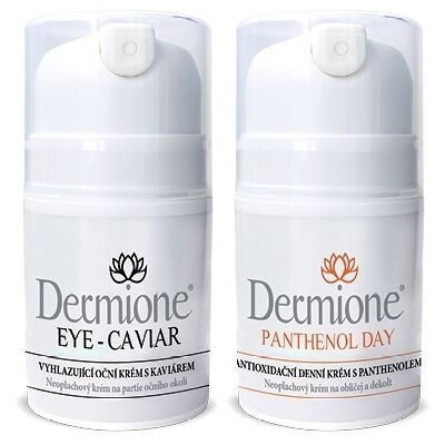 Dermione® balíček krémov – KAVIÁROVÁ STAROSTLIVOSŤ O OČNÉ OKOLIE + DENNÝ KRÉM Dermione® balíček krémov – KAVIÁROVÁ STAROSTLIVOSŤ O OČNÉ OKOLIE + DENNÝ KRÉM
