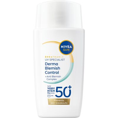 NIVEA Sun Pleťový krém Specialist Derma Skin Clear SPF50+ 40 ml NIVEA Sun Pleťový krém Specialist Derma Skin Clear SPF50+ 40 ml