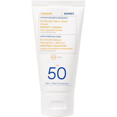 KORRES Yoghurt Sunscreen Face + Eyes Cream SPF 50 50 ml KORRES Yoghurt Sunscreen Face + Eyes Cream SPF 50 50 ml