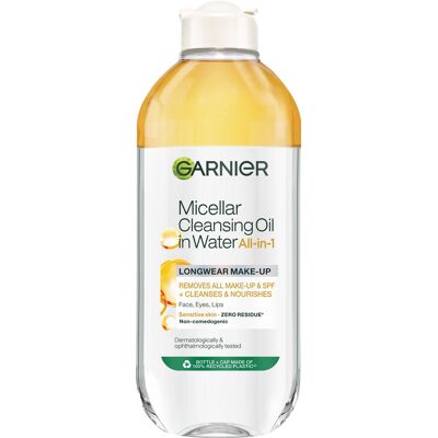 GARNIER Micellar Cleansing Water in Oil Dry & Sensitive Skin 400 ml GARNIER Micellar Cleansing Water in Oil Dry & Sensitive Skin 400 ml
