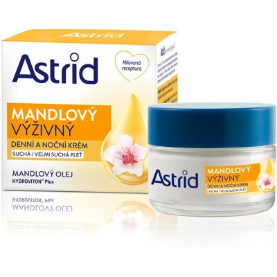 ASTRID Mandľový Výživný Denný a nočný krém 50 ml ASTRID Mandľový Výživný Denný a nočný krém 50 ml
