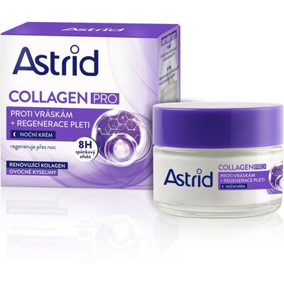 ASTRID Collagen Pro Nočný krém proti vráskam 50 ml ASTRID Collagen Pro Nočný krém proti vráskam 50 ml