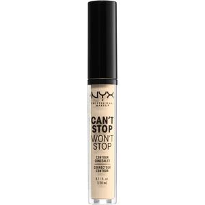 NYX PROFESSIONAL MAKEUP Can't Stop Won't Stop Concealer 01 Pale korektor, 3,5 ml NYX PROFESSIONAL MAKEUP Can't Stop Won't Stop Concealer 01 Pale korektor, 3,5 ml