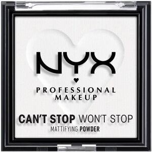 NYX PROFESSIONAL MAKEUP Can't Stop Won't Stop Mattifying Powder 11 Translucent púder, 6 g NYX PROFESSIONAL MAKEUP Can't Stop Won't Stop Mattifying Powder 11 Translucent púder, 6 g