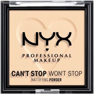 NYX PROFESSIONAL MAKEUP Cant Stop Can't Stop Won't Stop Mattifying Powder 01 Fair púder, 6 g NYX PROFESSIONAL MAKEUP Cant Stop Can't Stop Won't Stop Mattifying Powder 01 Fair púder, 6 g