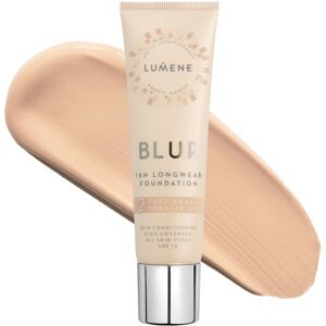 LUMENE Blur 16h Longwear Foundation SPF15 2 Soft Honey LUMENE Blur 16h Longwear Foundation SPF15 2 Soft Honey