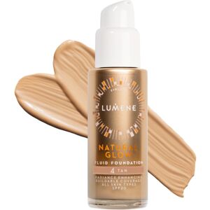 LUMENE Natural Glow Fluid Foundation SPF20 Shade 4 Tan LUMENE Natural Glow Fluid Foundation SPF20 Shade 4 Tan