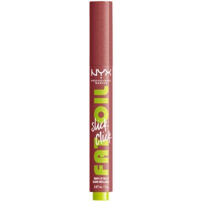 NYX PROFESSIONAL MAKEUP Fat Oil Slick Click tónovaný balzam na pery 03 No Filter Needed 2 g NYX PROFESSIONAL MAKEUP Fat Oil Slick Click tónovaný balzam na pery 03 No Filter Needed 2 g