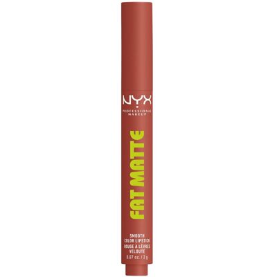NYX PROFESSIONAL MAKEUP Fat Matte Smooth Color Lipstick 04 Rose Robe, 2 g NYX PROFESSIONAL MAKEUP Fat Matte Smooth Color Lipstick 04 Rose Robe, 2 g