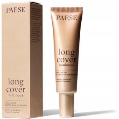 PAESE Long Cover Luminous Foundation 00 Nude 30 ml PAESE Long Cover Luminous Foundation 00 Nude 30 ml