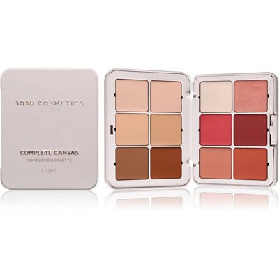 SOSU COSMETICS Complete Canvas Light komplexní make-up paletka 26,4 g SOSU COSMETICS Complete Canvas Light komplexní make-up paletka 26,4 g