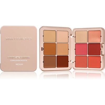 SOSU COSMETICS Complete Canvas Medium komplexní make-up paletka 26,4 g SOSU COSMETICS Complete Canvas Medium komplexní make-up paletka 26,4 g