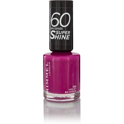 RIMMEL LONDON 60 Seconds Flip Flop Fashion 336 Violet En Vogue 8 ml RIMMEL LONDON 60 Seconds Flip Flop Fashion 336 Violet En Vogue 8 ml