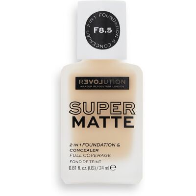 REVOLUTION RELOVE Supermatte Foundation F8.5 24 ml REVOLUTION RELOVE Supermatte Foundation F8.5 24 ml