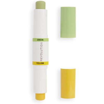REVOLUTION Colour Correcting Stick Yellow & Green 8,6 g REVOLUTION Colour Correcting Stick Yellow & Green 8,6 g
