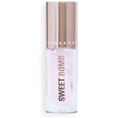 REVOLUTION Sweet Bomb Lip Gloss Candyfloss Pink Glitter 4,5 ml REVOLUTION Sweet Bomb Lip Gloss Candyfloss Pink Glitter 4,5 ml