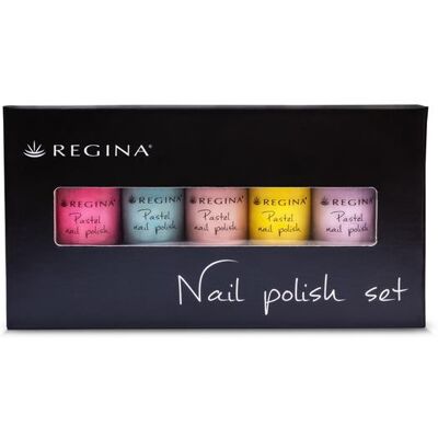 REGINA Pastel Nail Polish set 5 ks REGINA Pastel Nail Polish set 5 ks