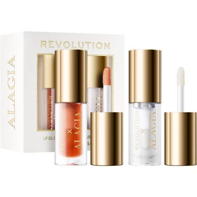 REVOLUTION X Alagia Juicy Duo Mini Lip Oil Duo Dominicana Glow & Sunburn 2 ks REVOLUTION X Alagia Juicy Duo Mini Lip Oil Duo Dominicana Glow & Sunburn 2 ks
