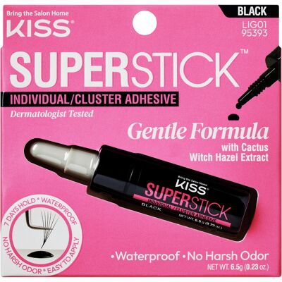Kiss Super Stick Individual Lash Cluster Adhesive Black Kiss Super Stick Individual Lash Cluster Adhesive Black