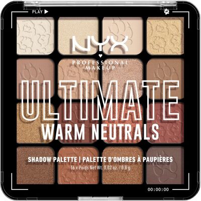 NYX PROFESSIONAL MAKEUP Ultimate Shadow Palette Warm Neutrals paletka očných tieňov NYX PROFESSIONAL MAKEUP Ultimate Shadow Palette Warm Neutrals paletka očných tieňov