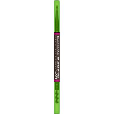 NYX PROFESSIONAL MAKEUP Blade & Shade, Dual Edge Brow Pencil, Ash Brown NYX PROFESSIONAL MAKEUP Blade & Shade, Dual Edge Brow Pencil, Ash Brown