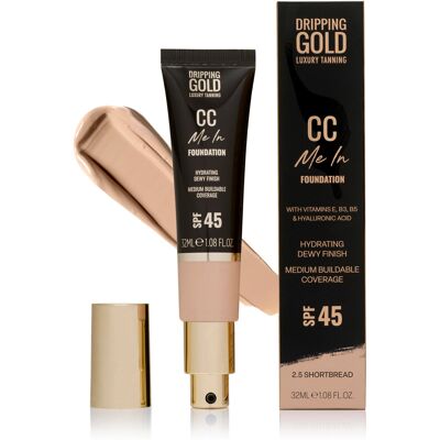 DRIPPING GOLD CC Me In Foundation Shortbread 2.5 SPF 45 DRIPPING GOLD CC Me In Foundation Shortbread 2.5 SPF 45