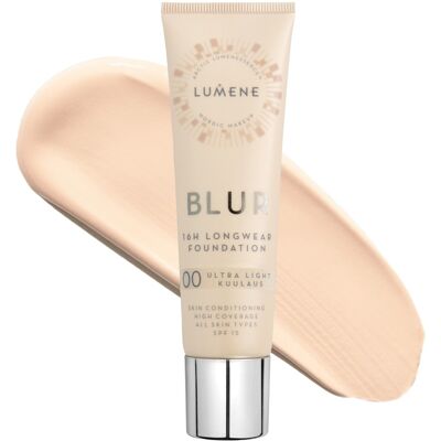 LUMENE Blur 16h Longwear Foundation SPF15 Shade 00 Ultra Light/Kuulaus LUMENE Blur 16h Longwear Foundation SPF15 Shade 00 Ultra Light/Kuulaus