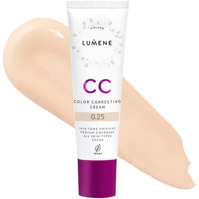 LUMENE CC Color Correcting Cream SPF20 Shade 0.25 LUMENE CC Color Correcting Cream SPF20 Shade 0.25