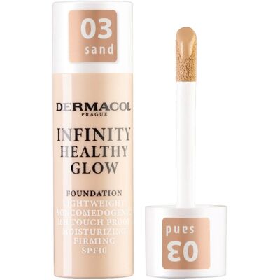 DERMACOL Infinity Healthy Glow Foundation č. 03 Sand 20 g DERMACOL Infinity Healthy Glow Foundation č. 03 Sand 20 g