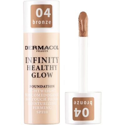 DERMACOL Infinity Healthy Glow Foundation č. 04 Bronze 20 g DERMACOL Infinity Healthy Glow Foundation č. 04 Bronze 20 g