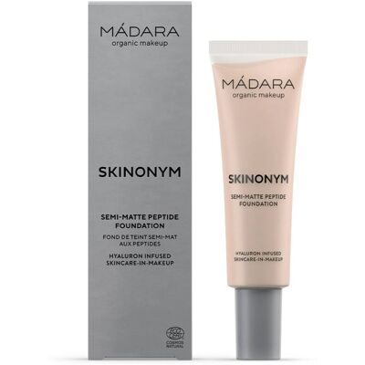 MÁDARA Skinonym Polomatný Make-up s peptidmi #20 Ivory 30 ml MÁDARA Skinonym Polomatný Make-up s peptidmi #20 Ivory 30 ml