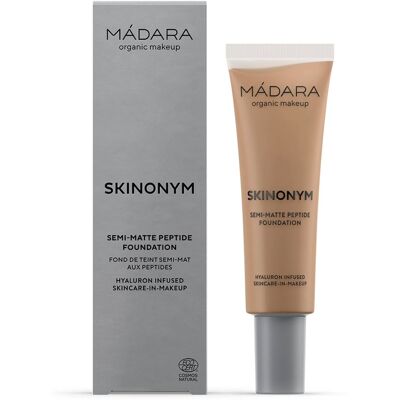 MÁDARA Skinonym Polomatný Make-up s peptidmi #65 Warm Tan 30 ml MÁDARA Skinonym Polomatný Make-up s peptidmi #65 Warm Tan 30 ml