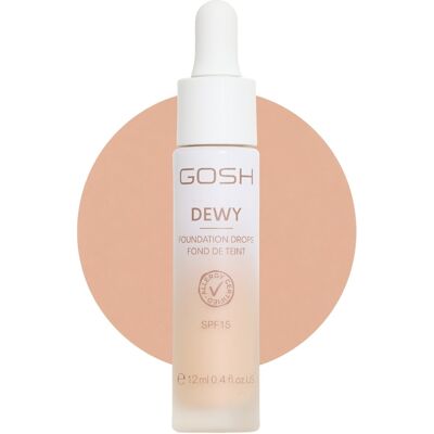 GOSH Dewy Foundation Drops 004 Fair 12 ml GOSH Dewy Foundation Drops 004 Fair 12 ml