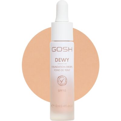 GOSH Dewy Foundation Drops 006 Medium 12 ml GOSH Dewy Foundation Drops 006 Medium 12 ml
