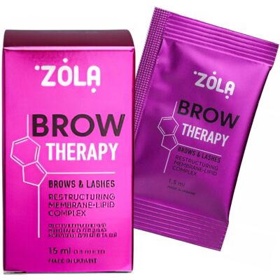 ZOLA Brow Therapy Regenerácia mihalníc a obočia po laminácii, vrecúško 10× 1,5 ml ZOLA Brow Therapy Regenerácia mihalníc a obočia po laminácii, vrecúško 10× 1,5 ml