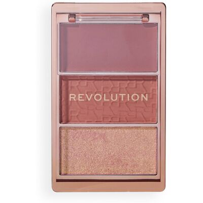Revolution Blush Icon Palette Aura Points Rose Revolution Blush Icon Palette Aura Points Rose