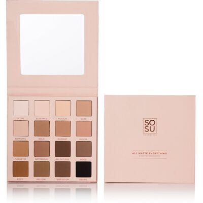 SOSU Cosmetics All Matte Everything Eyeshadow Palette SOSU Cosmetics All Matte Everything Eyeshadow Palette