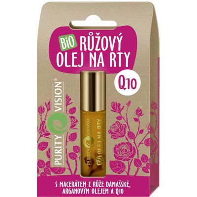 PURITY VISION Bio Ružový olej na pery 10 ml PURITY VISION Bio Ružový olej na pery 10 ml