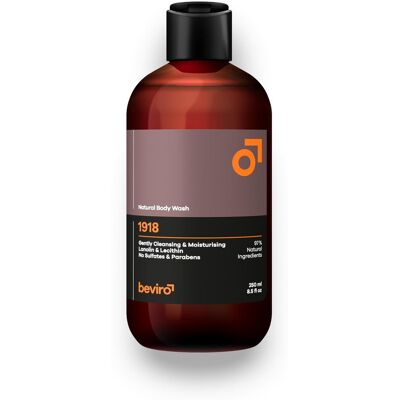 BEVIRO Natural Body Wash 1918 250 ml BEVIRO Natural Body Wash 1918 250 ml