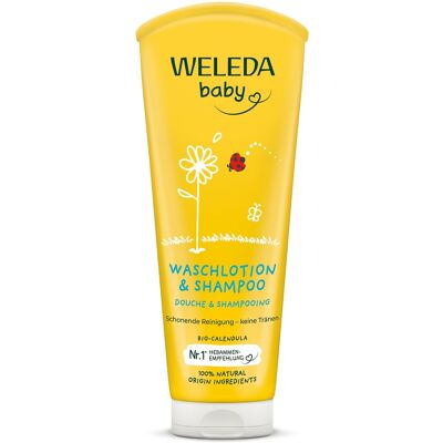 WELEDA Nechtíkový umývací krém a šampón 200 ml WELEDA Nechtíkový umývací krém a šampón 200 ml
