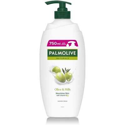 PALMOLIVE Naturals Olive Milk Shower Gél pumpa 750 ml PALMOLIVE Naturals Olive Milk Shower Gél pumpa 750 ml