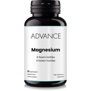 ADVANCE nutraceutics ADVANCE Magnesium 90 kapsúl – 6 foriem horčíka ADVANCE nutraceutics ADVANCE Magnesium 90 kapsúl – 6 foriem horčíka