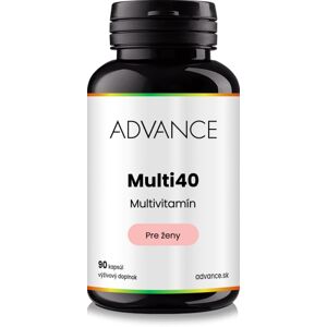ADVANCE nutraceutics ADVANCE Multi40 pre ženy 90 kapsúl – multivitamín ADVANCE nutraceutics ADVANCE Multi40 pre ženy 90 kapsúl – multivitamín