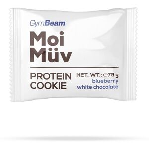 GymBeam MoiMüv Protein Cookie 75 g, čučoriedka a biela čokoláda GymBeam MoiMüv Protein Cookie 75 g, čučoriedka a biela čokoláda