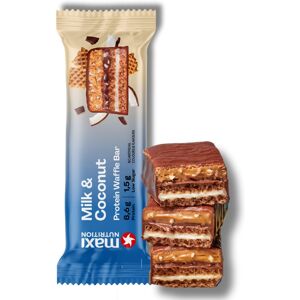 MaxiNutrition Waffle protein bar milk and coconut 40 g MaxiNutrition Waffle protein bar milk and coconut 40 g