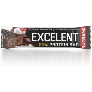 Nutrend EXCELENT protein bar, 85 g, čokoláda + kokos Nutrend EXCELENT protein bar, 85 g, čokoláda + kokos