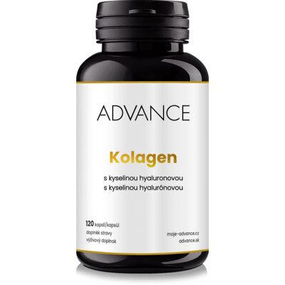 ADVANCE nutraceutics ADVANCE Kolagén 120 kapsúl – s kyselinou hyalurónovou ADVANCE nutraceutics ADVANCE Kolagén 120 kapsúl – s kyselinou hyalurónovou