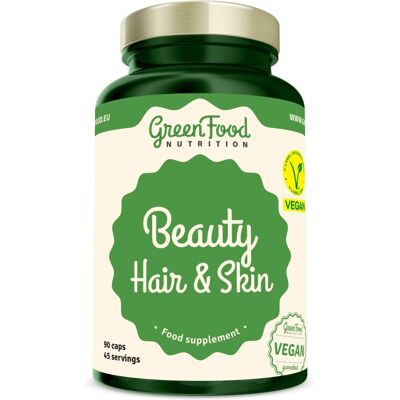GreenFood Nutrition Beauty Hair & Skin 90 kapsúl GreenFood Nutrition Beauty Hair & Skin 90 kapsúl