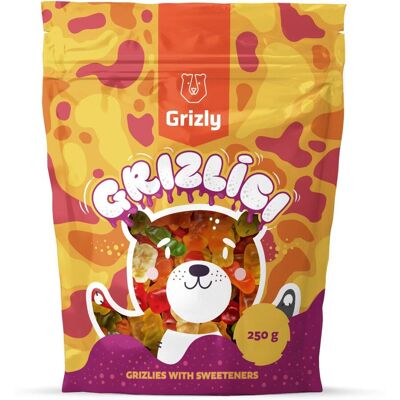 GRIZLY Grizlíky so stéviou XXL 250 g GRIZLY Grizlíky so stéviou XXL 250 g