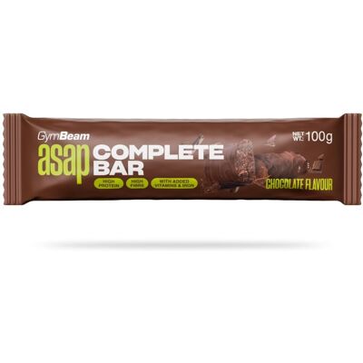 GymBeam ASAP Complete Bar Čokoláda 100 g GymBeam ASAP Complete Bar Čokoláda 100 g